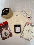 Coffret créatif Alya Living carnet the tasse bougie broderie box cadeau