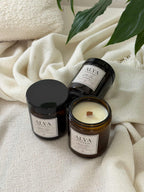 Bougie parfum de grasse faite main made in France coffret trois bougie alya living