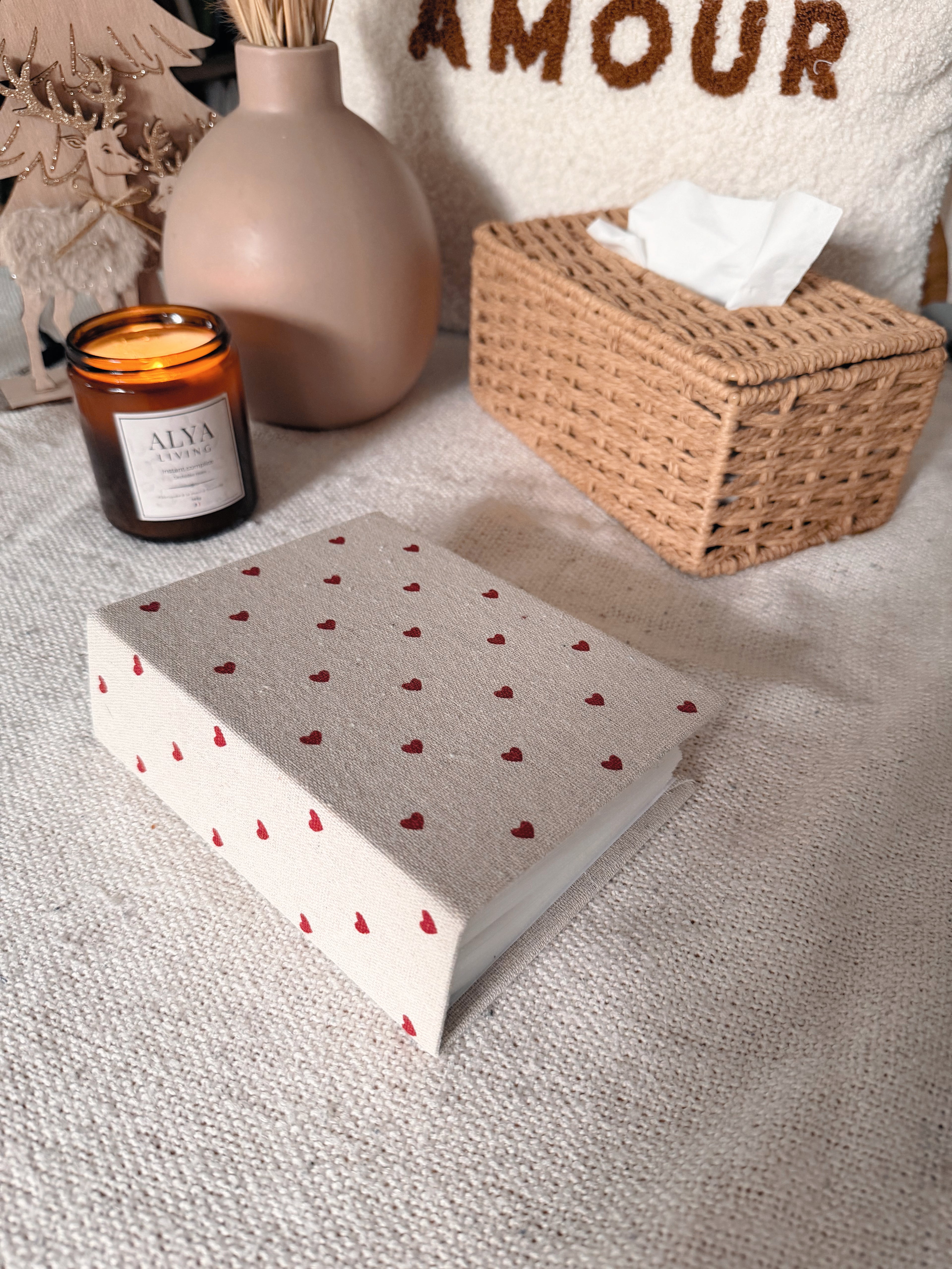 album photo coeurs rouges instant complice prolongé alya living